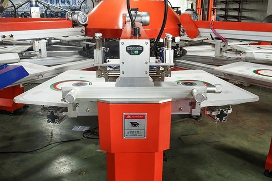 Leistungsstarker automatischer T-Shirt SPG-156/10 Siebdrucker, 1200mm 1600mm T-Shirt Siebdruck-Maschine 1400mm