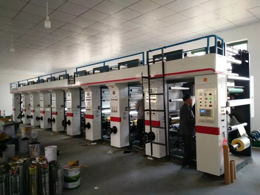 BOPP-Hochgeschwindigkeitszylindertiefdruck-Druckmaschinen-automatische multi Farbe