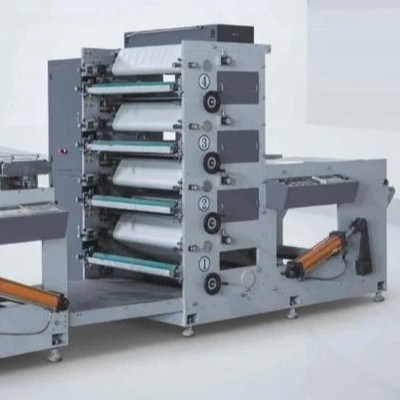 1 bis 6 Farbschmale Netz Flexo-Druckmaschine für Aufkleber