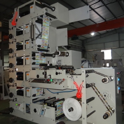Hochgeschwindigkeitsetikettenpapier-Schalen-Plastikfilm-Tasche 2 PET folie PVCs BOPP 4 6 8 Farbe flexographisches Flexo, das Machine#5000kg druckt
