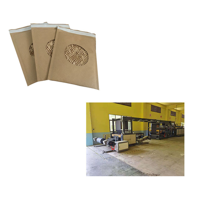 Freundliche Kraftpapier-Tasche Eco, die Maschine aufgefüllten Kurier Delivery Envelope Honeycomb macht