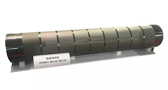 Gleichen Sie Drucker Ceramic Anilox Roller aus, das 3 Käufer gravierend flexographisch ist