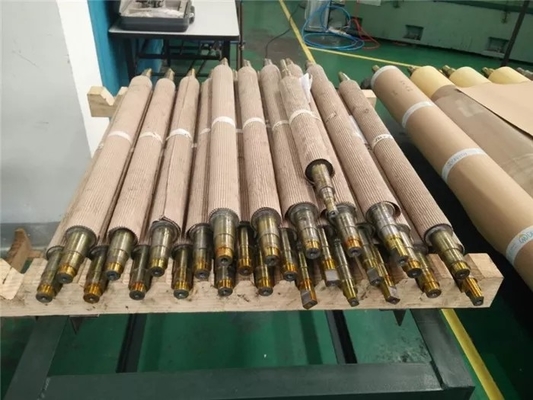 Gleichen Sie Drucker Ceramic Anilox Roller aus, das 3 Käufer gravierend flexographisch ist