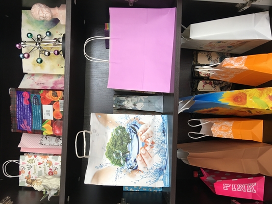 Luxusdruckgriff-Wachs-Papiertüte-Schmuck-Verpacken fettdicht