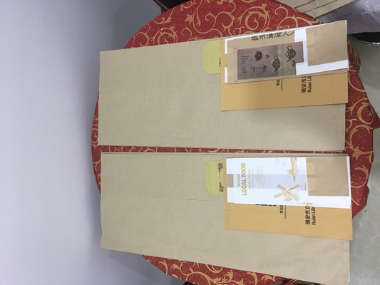 Luxusdruckgriff-Wachs-Papiertüte-Schmuck-Verpacken fettdicht